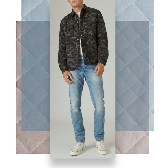 Lucky Brand Camouflage Button Down Shirt Jacket - Picture 1 of 14